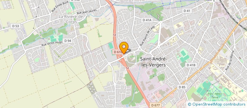 localisation de l'entreprise MONSIEUR PASCAL REGIS AUBEL à SAINT-ANDRE-LES-VERGERS