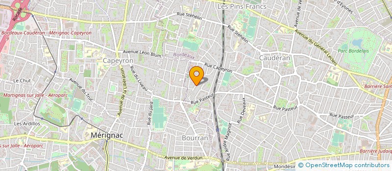 localisation de l'entreprise MONSIEUR PASCAL REGLADE à BORDEAUX