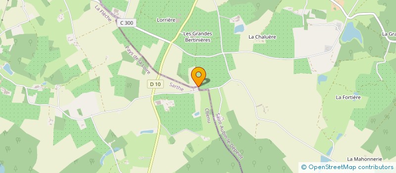 localisation de l'entreprise MONSIEUR PASCAL REGLAIN  SAINT-AUBIN-LE-DEPEINT