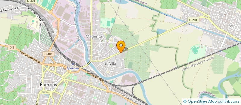 localisation de l'entreprise MONSIEUR PASCAL REGNAULD à EPERNAY