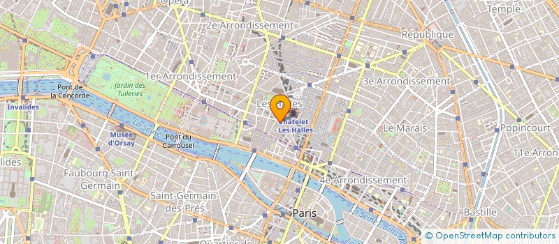 localisation de l'entreprise MONSIEUR PASCAL REGNIER  PARIS