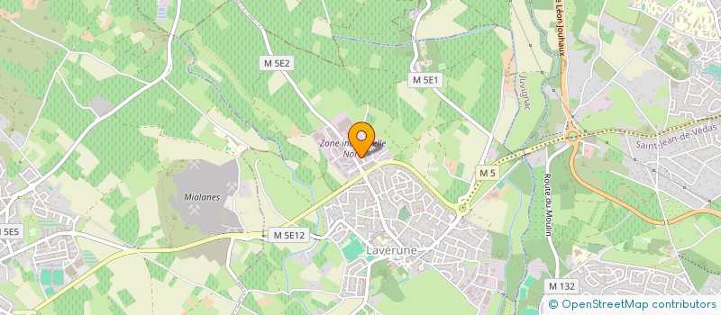 localisation de l'entreprise MONSIEUR PASCAL REGORD  LAVERUNE