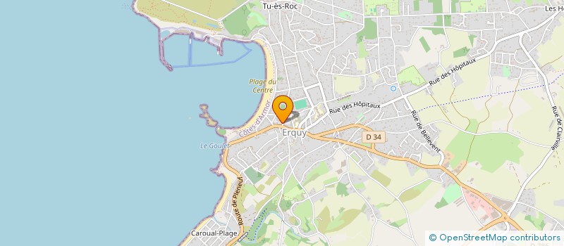 localisation de l'entreprise MONSIEUR PASCAL REHEL à ERQUY