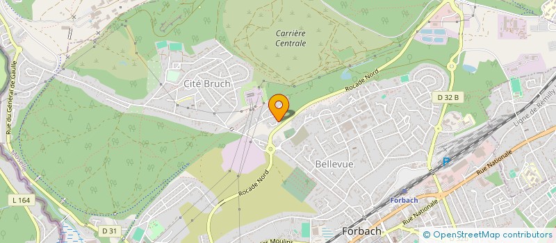 localisation de l'entreprise MONSIEUR PASCAL REINHARDT  FORBACH