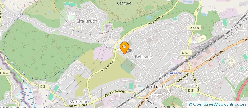 localisation de l'entreprise MONSIEUR PASCAL REINHARDT  FORBACH