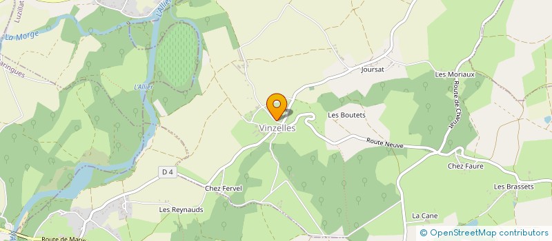 localisation de l'entreprise MONSIEUR PASCAL RELLIER  VINZELLES