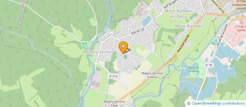 localisation de l'entreprise MONSIEUR PASCAL REMOND  MAGNY-VERNOIS