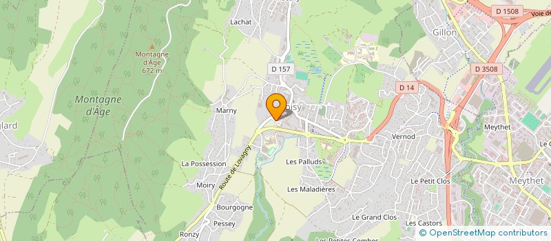 localisation de l'entreprise MONSIEUR PASCAL REMY  POISY