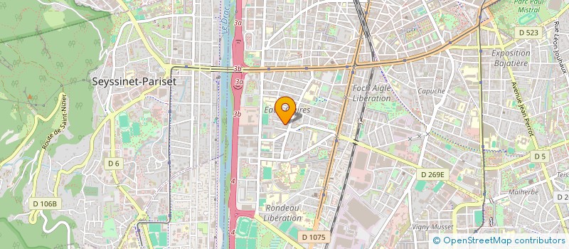 localisation de l'entreprise MONSIEUR PASCAL RENAUD à GRENOBLE