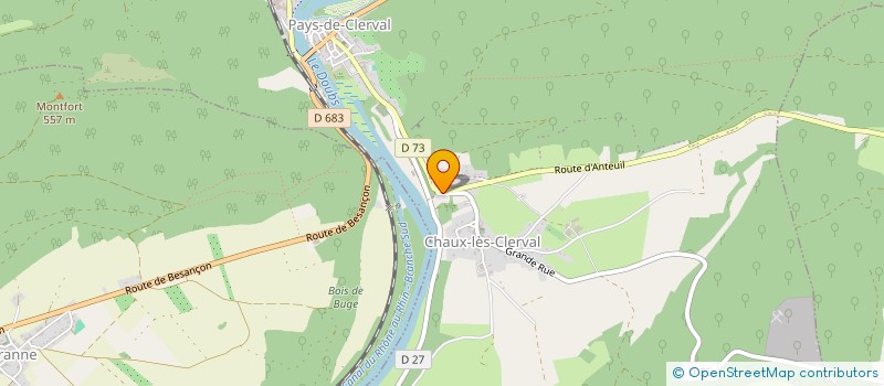 localisation de l'entreprise MONSIEUR PASCAL RENAUD  CROSEY-LE-GRAND