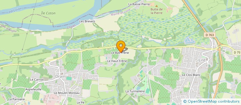 localisation de l'entreprise MONSIEUR PASCAL RENOU  OREE-D'ANJOU