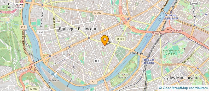 localisation de l'entreprise MONSIEUR PASCAL RENOUF à BOULOGNE BILLANCOURT