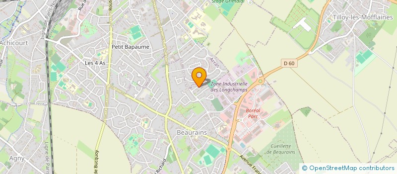 localisation de l'entreprise MONSIEUR PASCAL RERAPATEUR  BEAURAINS