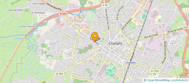 localisation de l'entreprise MONSIEUR PASCAL REVERS à CHALLANS