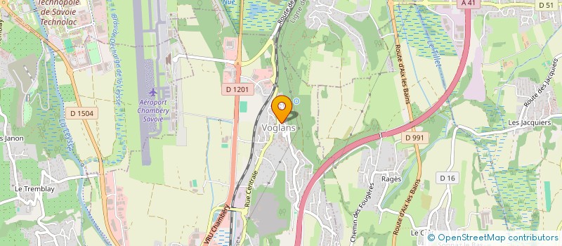 localisation de l'entreprise MONSIEUR PASCAL REY  VOGLANS