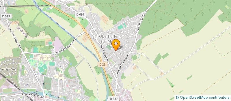 localisation de l'entreprise MONSIEUR PASCAL REYMANN  OBERHOFFEN-SUR-MODER