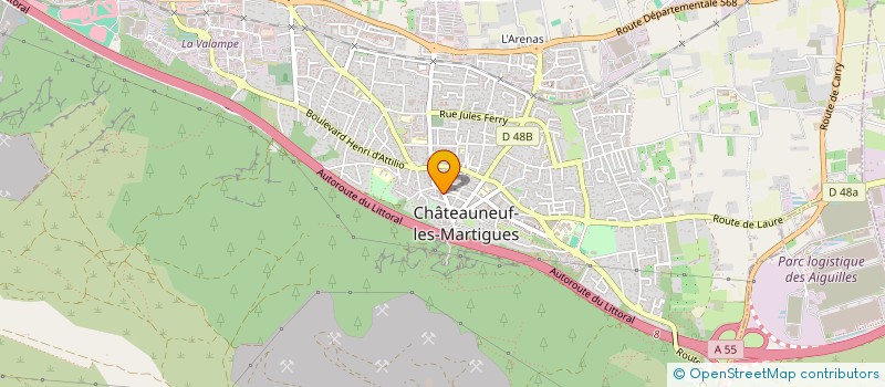 localisation de l'entreprise MONSIEUR PASCAL REYNAUD à CHATEAUNEUF-LES-MARTIGUES