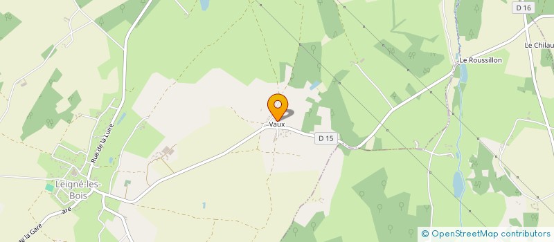 localisation de l'entreprise MONSIEUR PASCAL REZEAU  LEIGNE-LES-BOIS