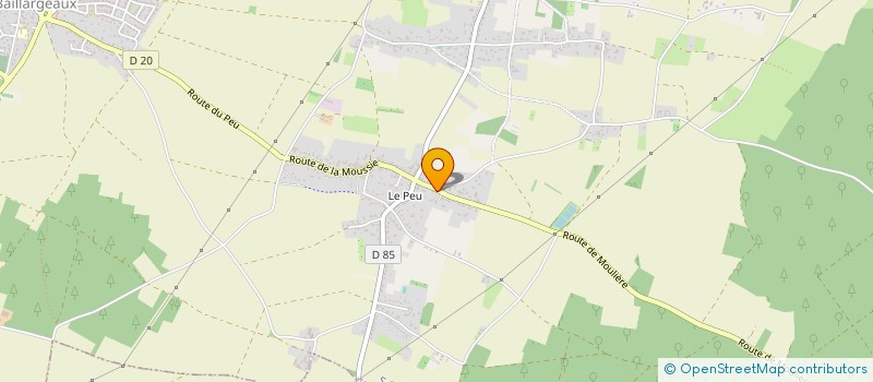 localisation de l'entreprise MONSIEUR PASCAL RICATEAU  SAINT-GEORGES-LES-BAILLARGEAUX