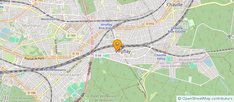 localisation de l'entreprise MONSIEUR PASCAL RICHARD  VIROFLAY