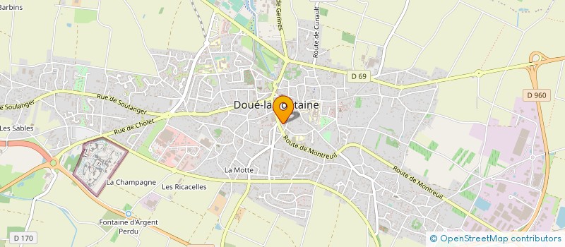 localisation de l'entreprise MONSIEUR PASCAL RICHARD  DOUE-EN-ANJOU