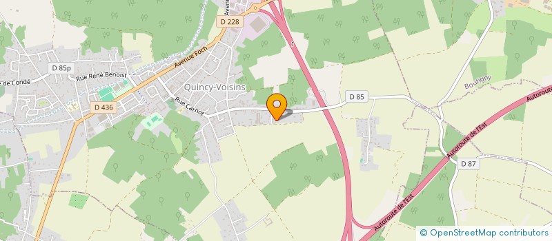 localisation de l'entreprise MONSIEUR PASCAL RICHARD  QUINCY-VOISINS