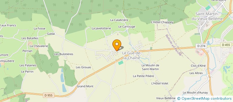 localisation de l'entreprise MONSIEUR PASCAL RICHARD à BELFORET-EN-PERCHE