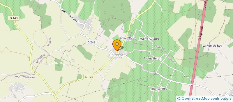 localisation de l'entreprise MONSIEUR PASCAL RICHARD  GIVREZAC