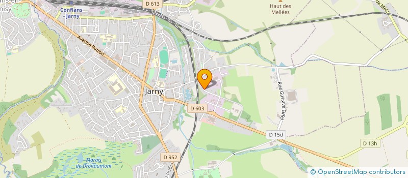 localisation de l'entreprise MONSIEUR PASCAL RICHARD  JARNY