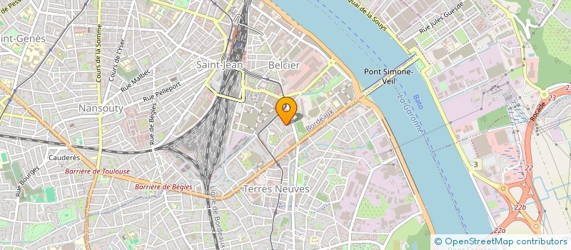 localisation de l'entreprise MONSIEUR PASCAL RICHAUD à BORDEAUX