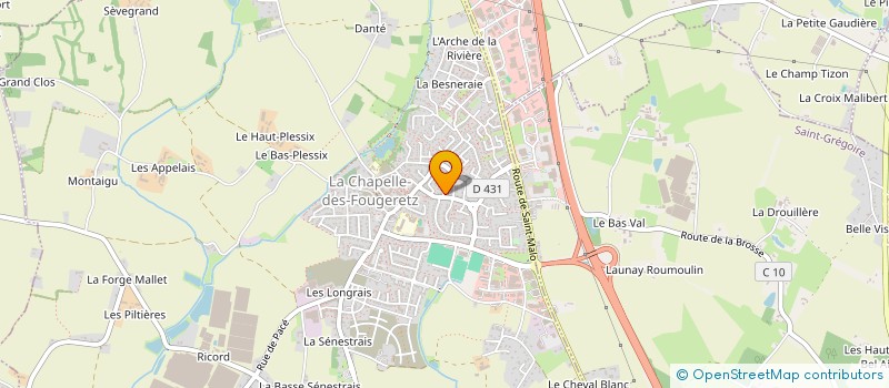 localisation de l'entreprise MONSIEUR PASCAL RICHE  RENNES