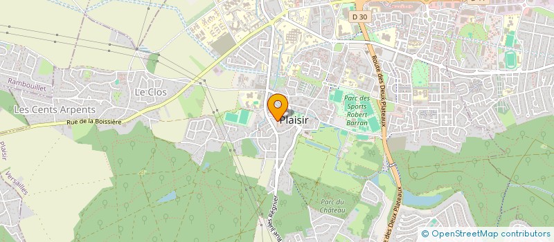 localisation de l'entreprise MONSIEUR PASCAL RIET à PLAISIR