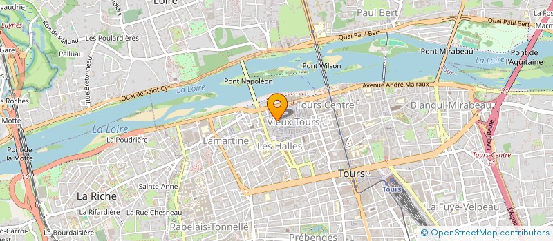 localisation de l'entreprise MONSIEUR PASCAL RIEU  TOURS