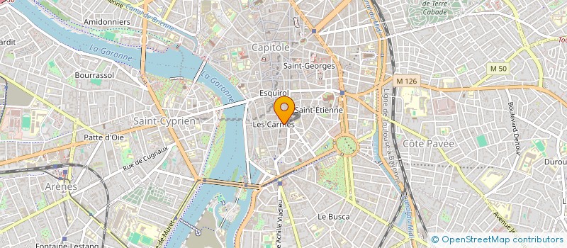 localisation de l'entreprise MONSIEUR PASCAL RIEUCAU à TOULOUSE
