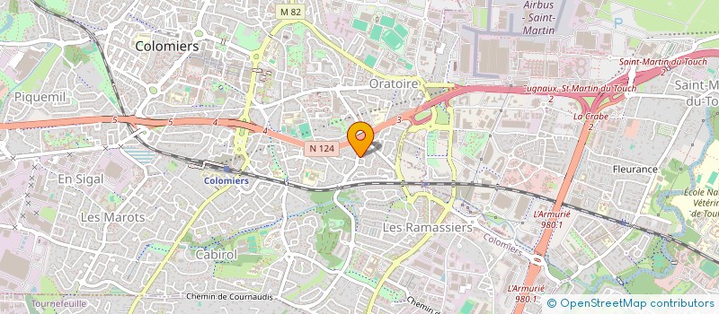 localisation de l'entreprise MONSIEUR PASCAL RIGAUD à COLOMIERS