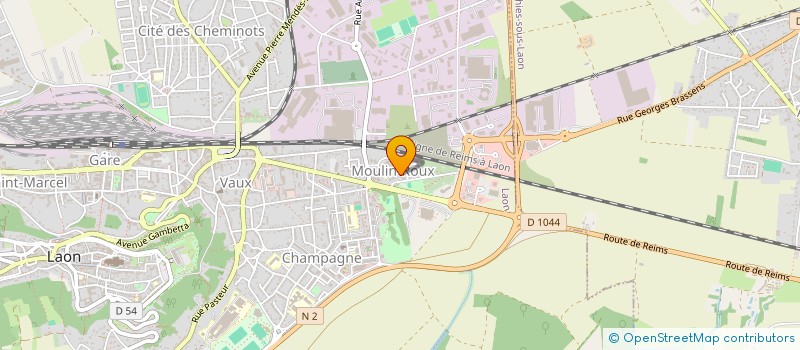 localisation de l'entreprise MONSIEUR PASCAL RIOU à LAON
