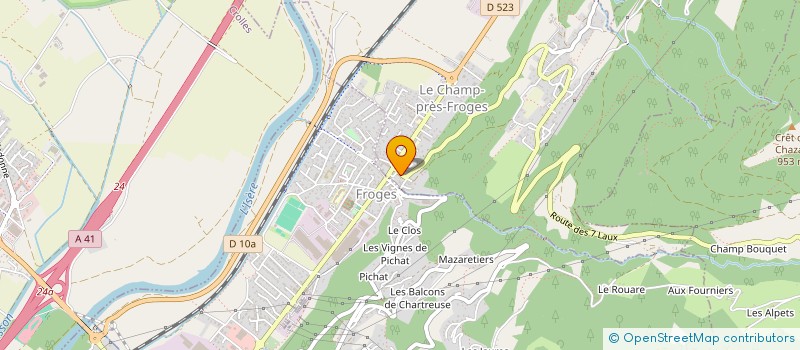 localisation de l'entreprise MONSIEUR PASCAL RIOU  SAINT-ISMIER