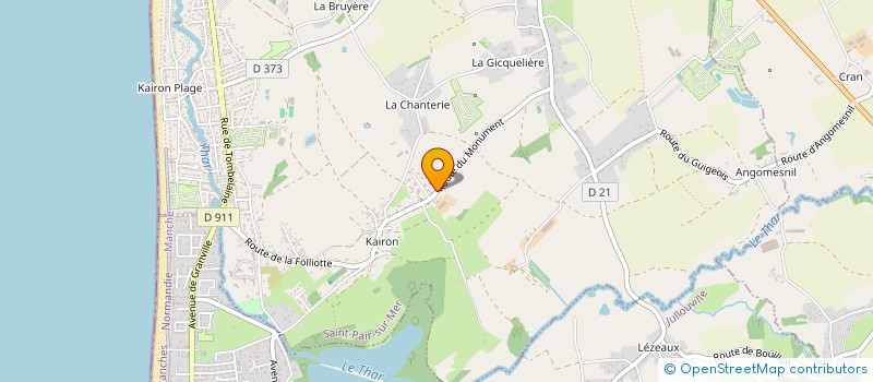 localisation de l'entreprise MONSIEUR PASCAL RIOULT  SAINT-PAIR-SUR-MER