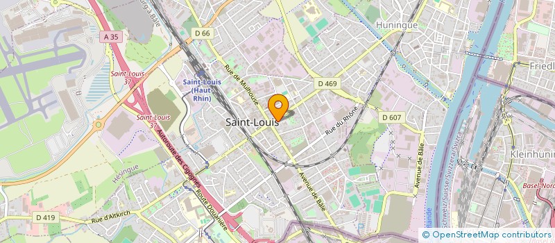 localisation de l'entreprise MONSIEUR PASCAL RISS à SAINT-LOUIS
