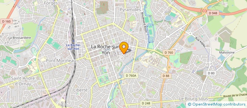 localisation de l'entreprise MONSIEUR PASCAL RIVIERE à LA ROCHE-SUR-YON