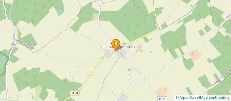 localisation de l'entreprise MONSIEUR PASCAL RIVIERE à LE MESNIL-THOMAS
