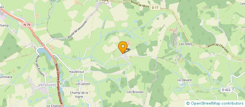 localisation de l'entreprise MONSIEUR PASCAL ROBERT  VEROSVRES