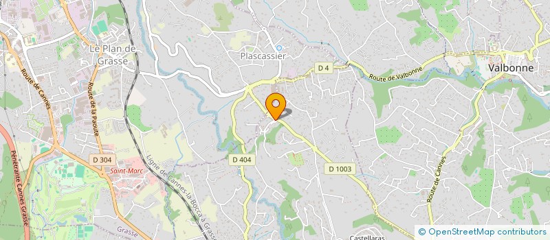 localisation de l'entreprise MONSIEUR PASCAL ROBERT  MOUANS-SARTOUX