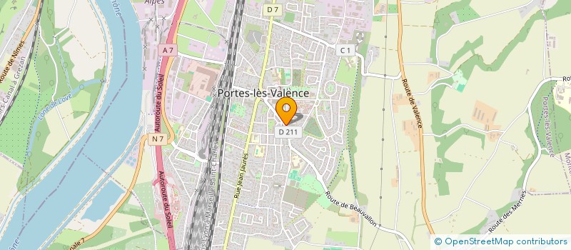 localisation de l'entreprise MONSIEUR PASCAL ROBERT  PORTES-LES-VALENCE