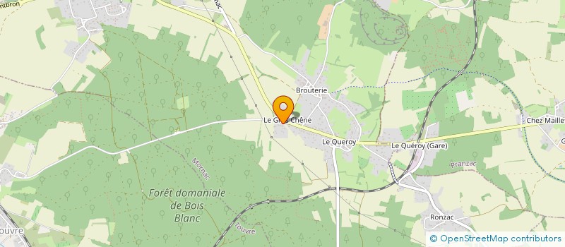 localisation de l'entreprise MONSIEUR PASCAL ROBIN  MORNAC