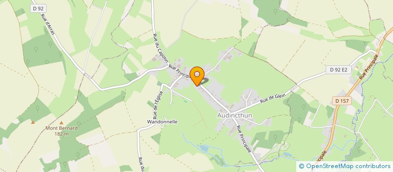 localisation de l'entreprise MONSIEUR PASCAL ROBITAILLE  AUDINCTHUN
