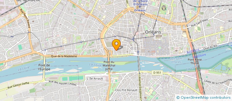 localisation de l'entreprise MONSIEUR PASCAL ROBITAILLIE à ORLEANS