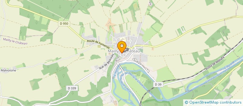 localisation de l'entreprise MONSIEUR PASCAL ROBLIN à MAILLY-LE-CHATEAU