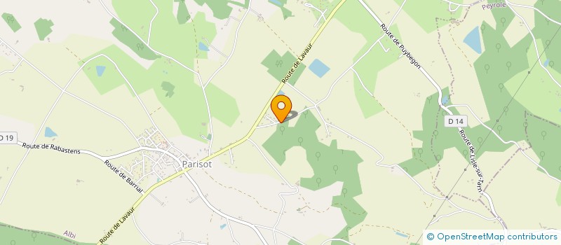 localisation de l'entreprise MONSIEUR PASCAL ROBLIN  PARISOT