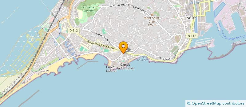 localisation de l'entreprise MONSIEUR PASCAL ROCA  SETE